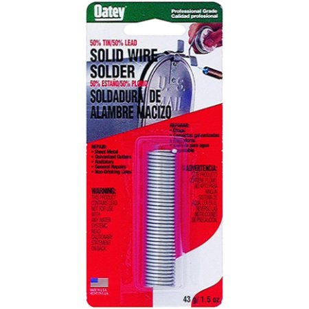 OATEY Solder Wire 1Oz 50/50 Solid 53010